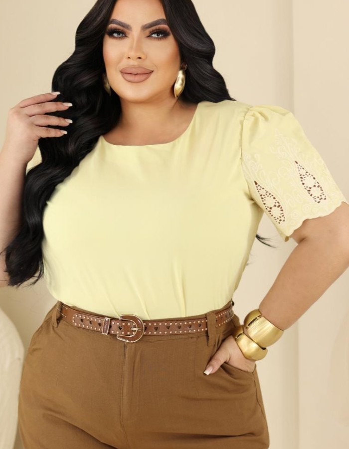 BLUSA PLUS SIZE BELLA