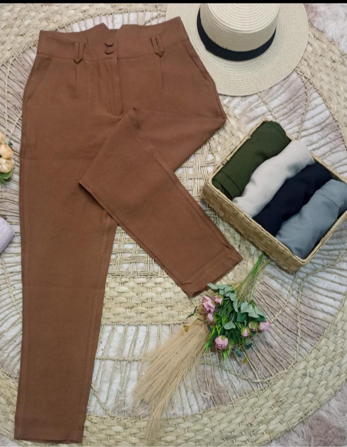 CALÇA TECIDO MARANTE 