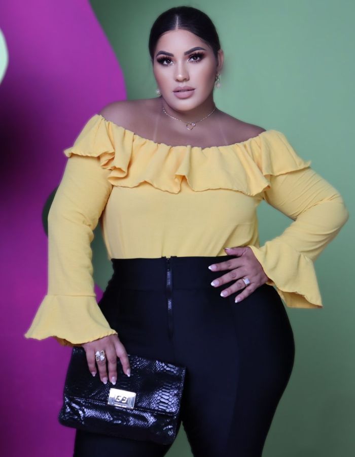 Blusa ombro á ombro