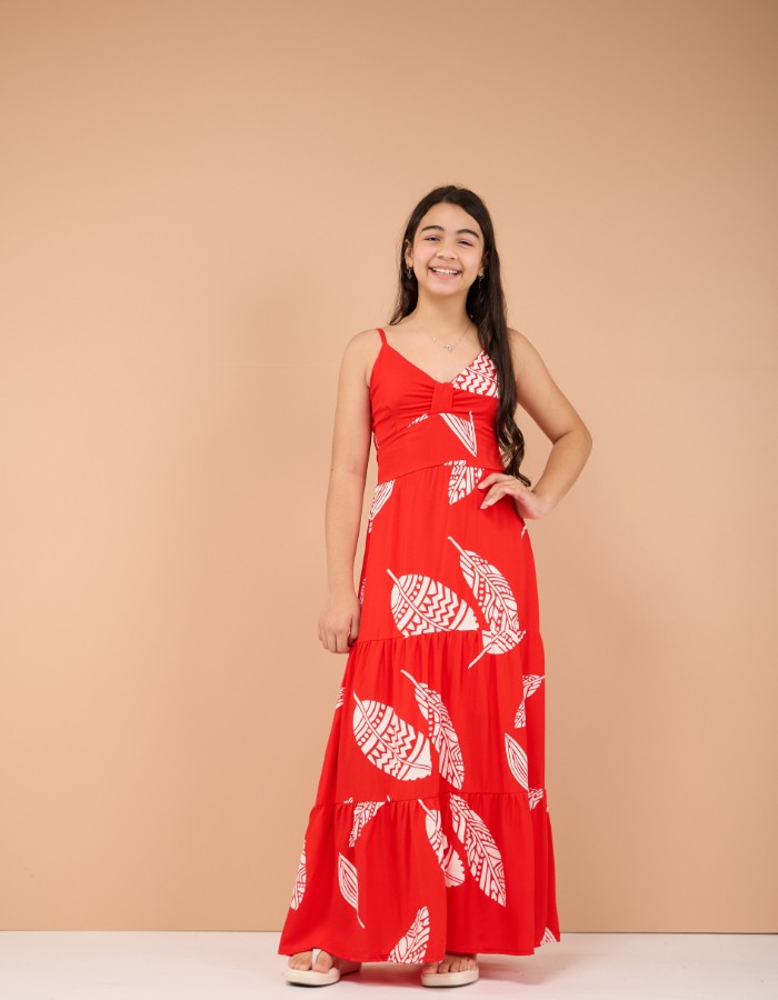 VESTIDO L. ALÇA AJUSTÁVEL (TEC. VISCOLINHO)