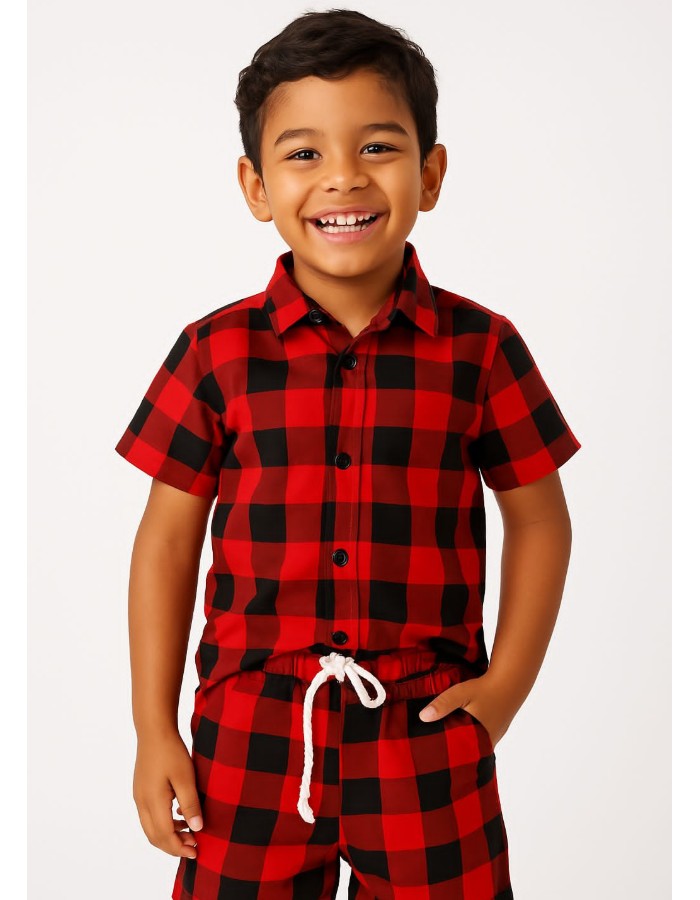 Conjunto Mauricinho Xadrez Masculino 
