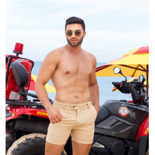 Short Alfaiataria linho