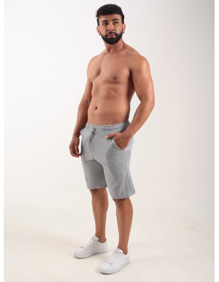  Bermuda Moletom com Elástico