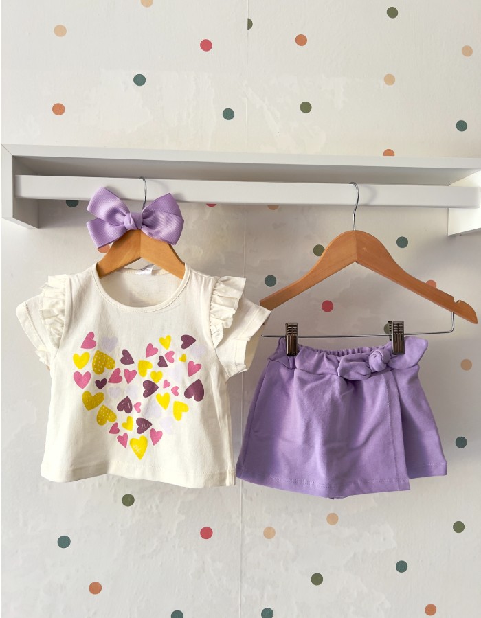 CONJUNTO COM SHORT SAIA