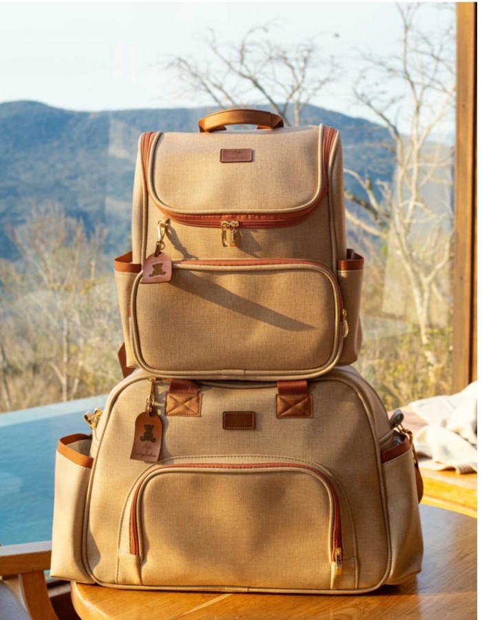 CONJUNTO BOLSA E MOCHILA ELLEN TERRACOTA CORANO 