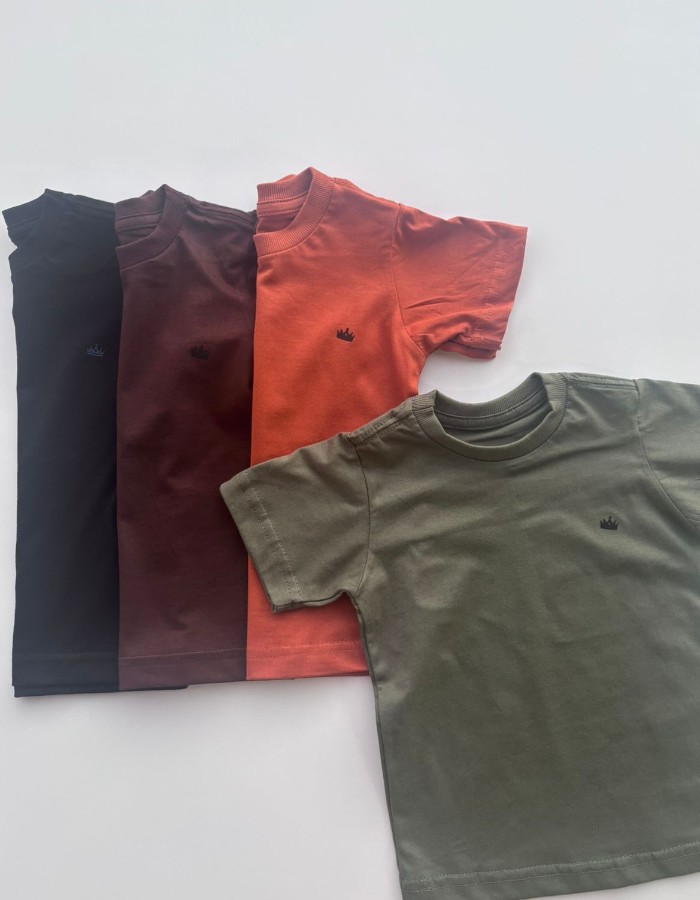 camisa malha menegotti infantil