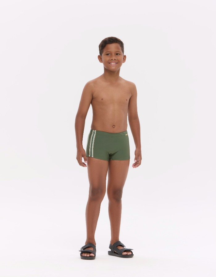 SUNGA BOX INFANTIL COM DETALHE 