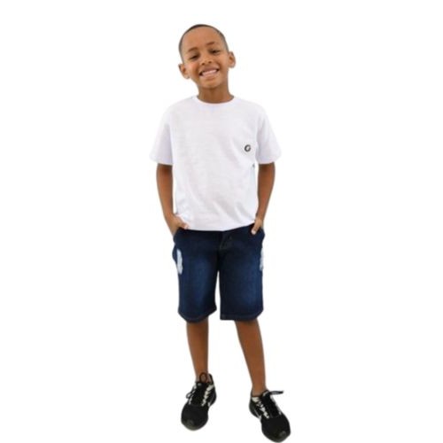 *********PROMOÇÃO*********BERMUDA JEANS JUVENIL COM BOLSO EMBUTIDO MASCULINA