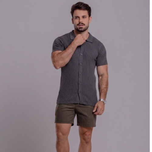 CAMISA TRICÔ CANELADA