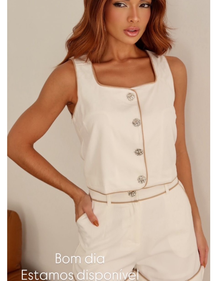 Conjunto colete premium nicole