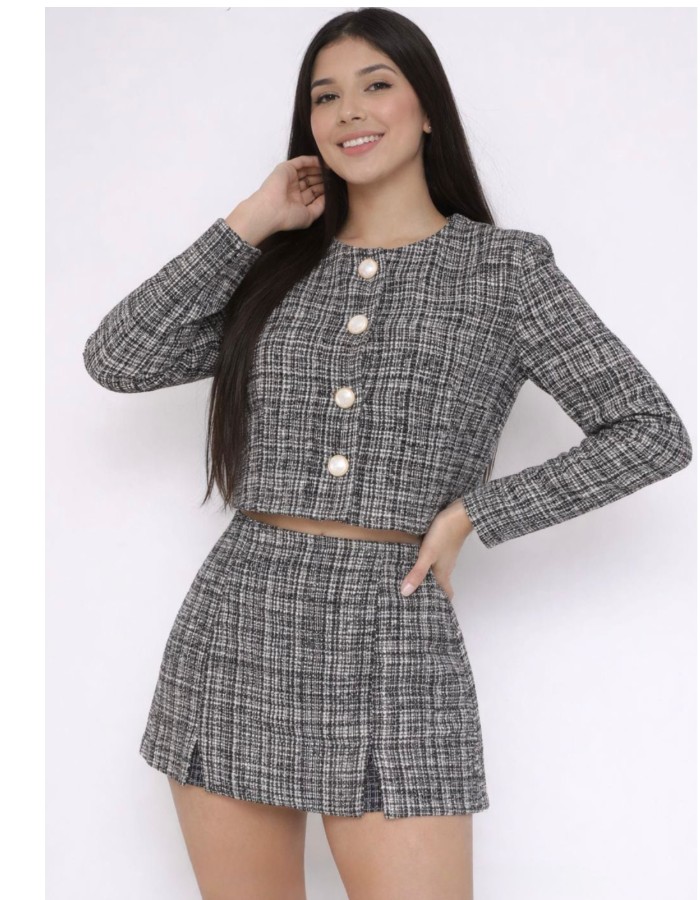 JUVENIL - CONJUNTO COM CASACO TWED