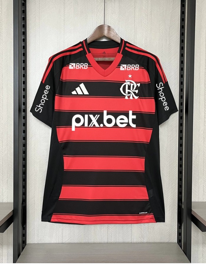 Camisa Flamengo Home Patrocinadores 2025/26
