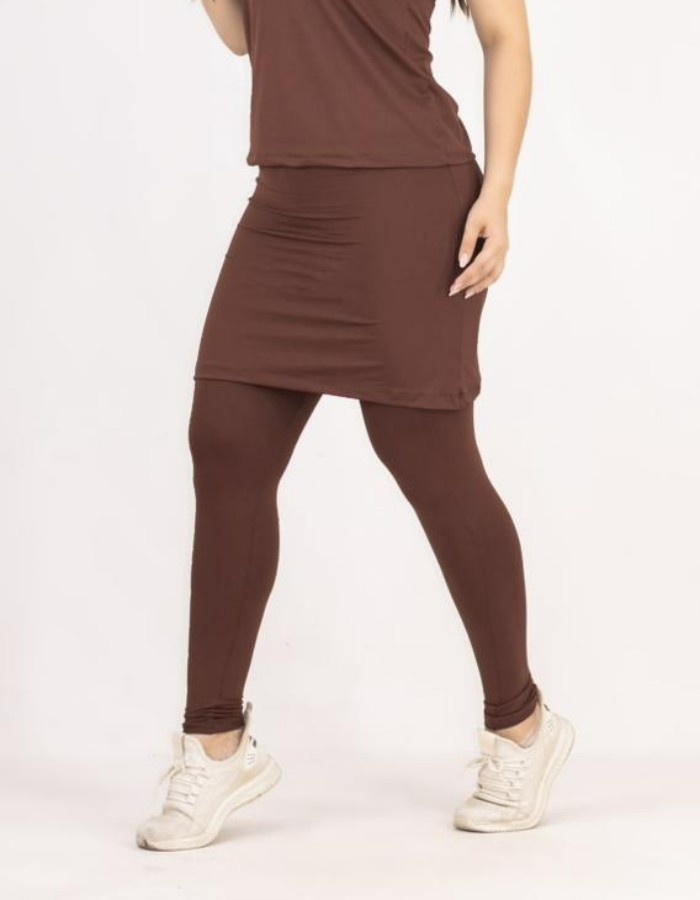 CALÇA SAIA REDONDA EM POLIAMIDA 