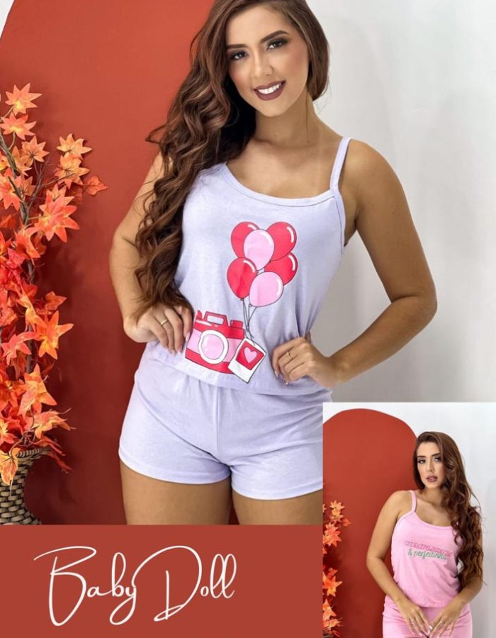 BABY DOLL DE ALGODAO