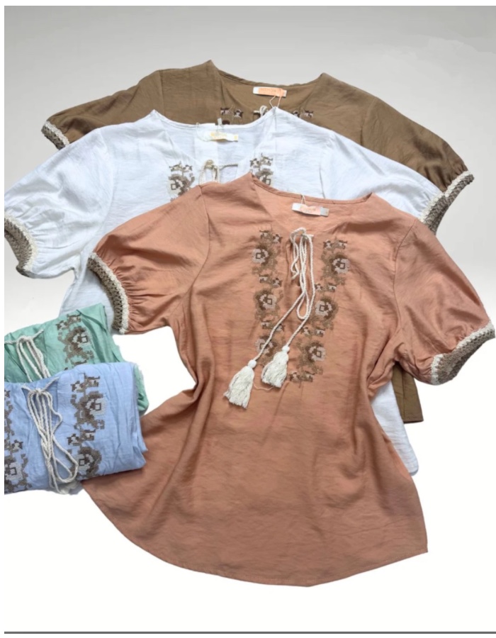 Blusa com amarração 