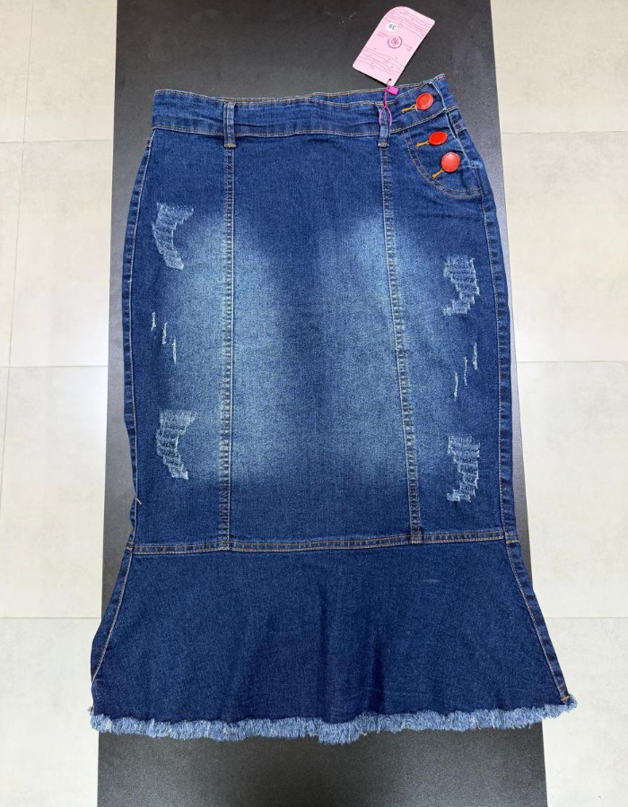SAIA JEANS BOTÕES VERMELHOS