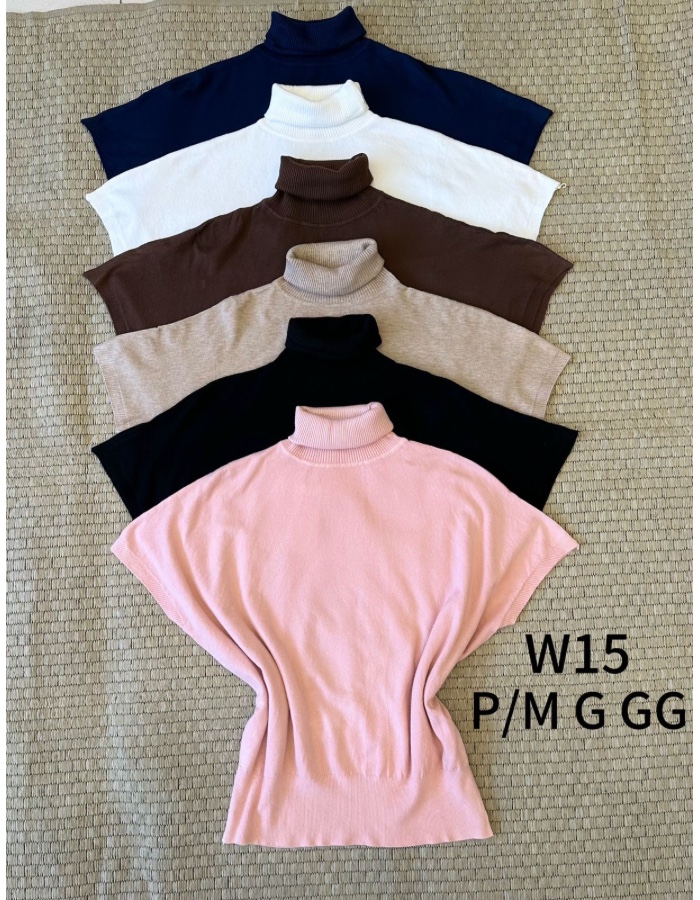 Blusa morcego gola alta 