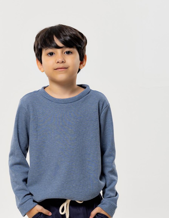 M. LONGA TRICOT TEXTURA 