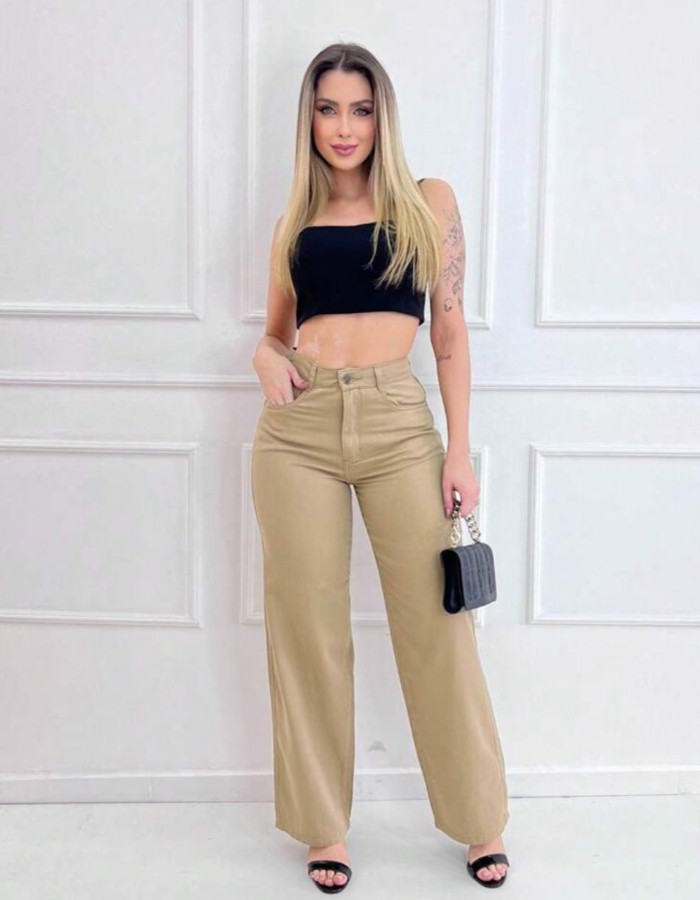 CALÇA WID LEG COR