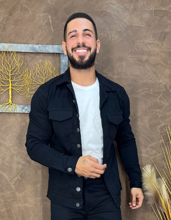 JAQUETA MASC COLLOR PRETA 