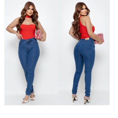 CALÇA FEM. C/ PINÇA LAYCRA