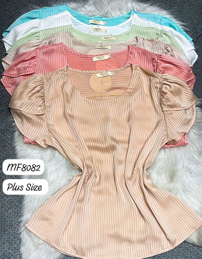 BLUSA PLUS SIZE TECIDO CREPE SEDA ACETINADO 