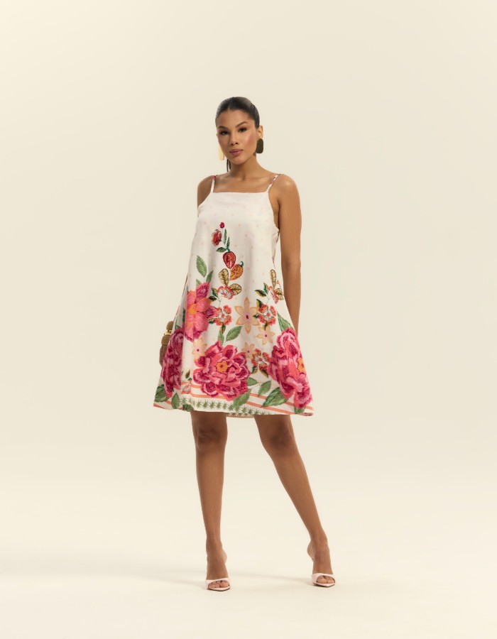 VESTIDO CURTO ESTAMPADO