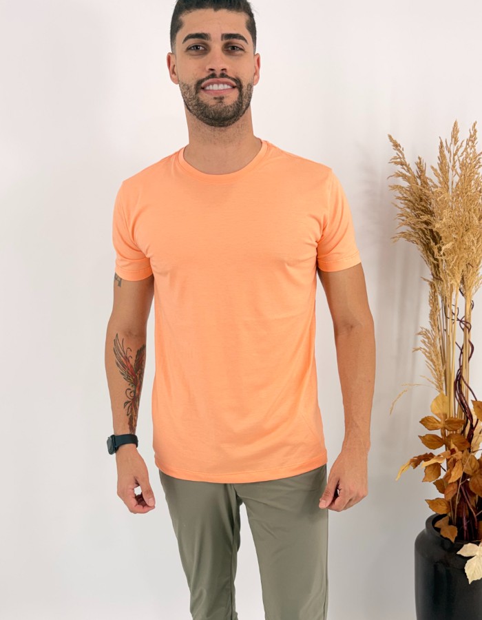 CAMISA GOLA CARECA PIMA 100% ALGODAO