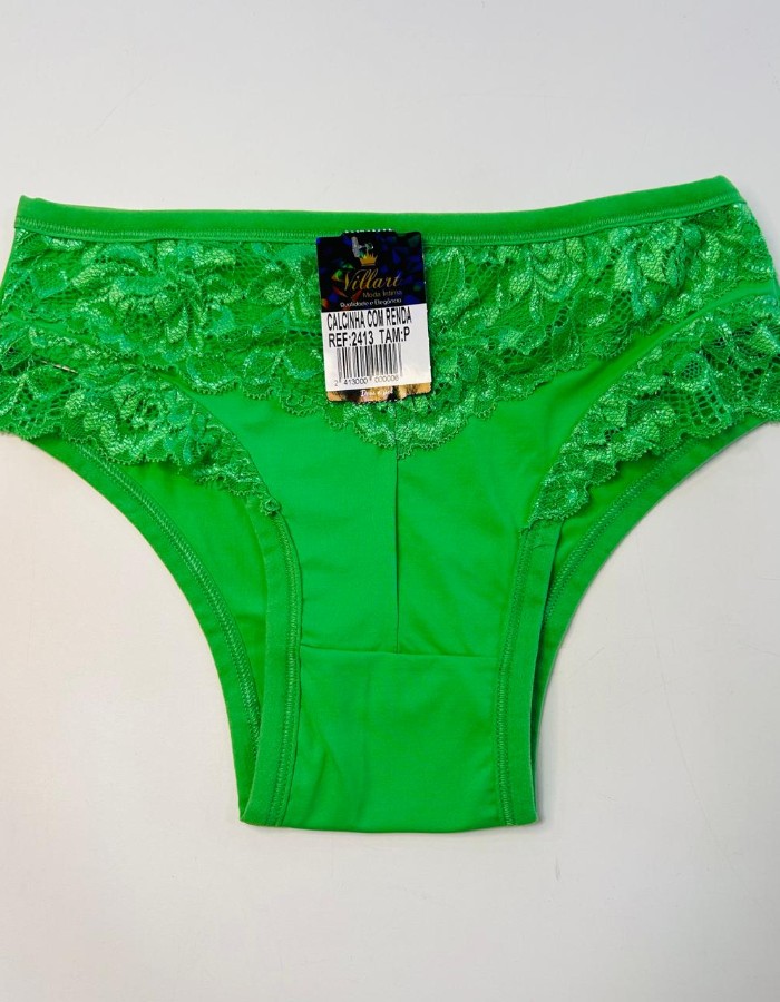 CALCINHA COM RENDA REF: 2413 910