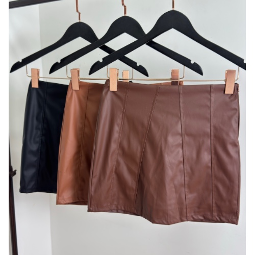 SHORT SAIA ZARA COURO