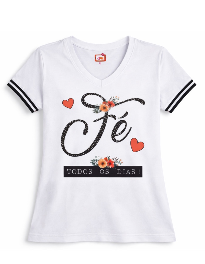 T-SHIRT DE PUNHO FÉ TODOS OS DIAS