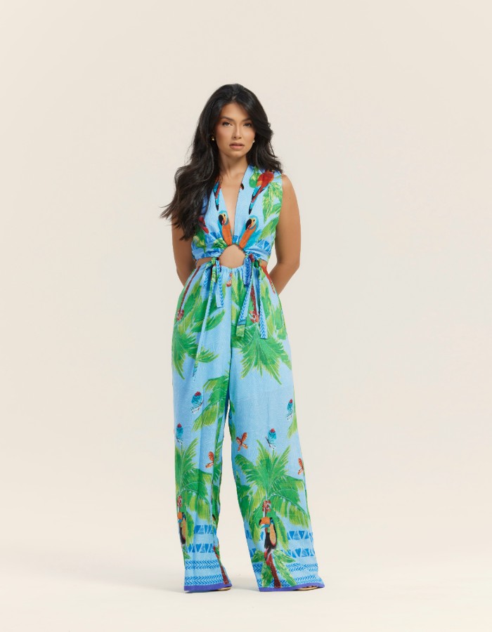 Macacão em viscolinho 