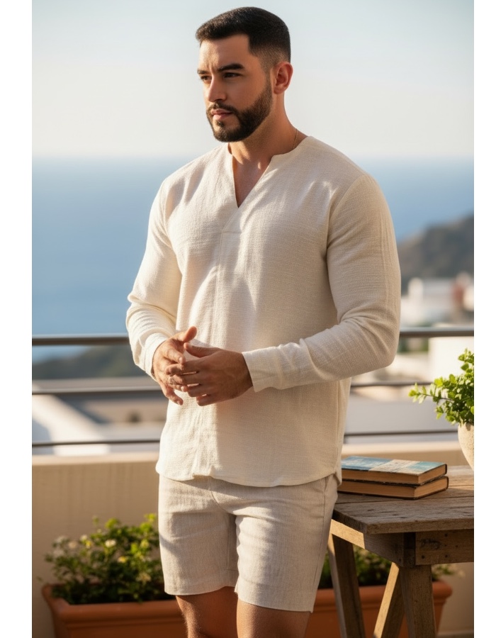 Camisa Lyon M/L (R:1L- B)