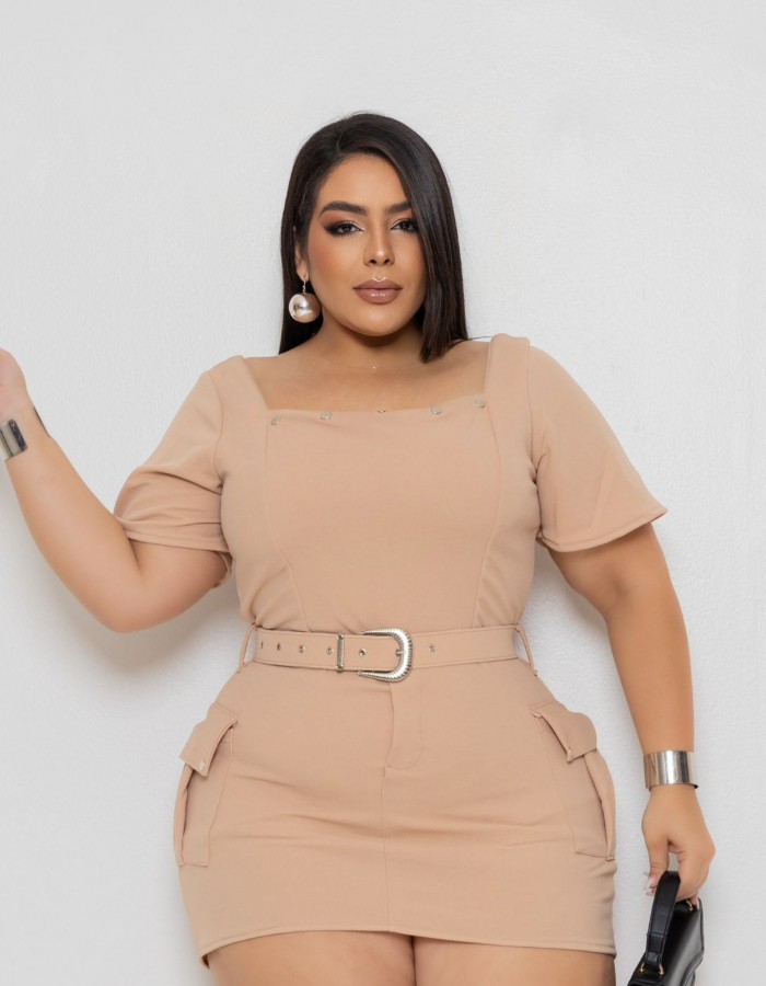 MACAQUITO CARGO COM MANGA 