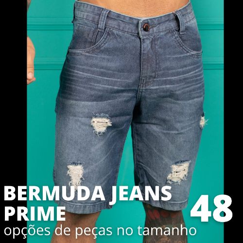 BERMUDA JEANS PRIME PLUS SIZE 48