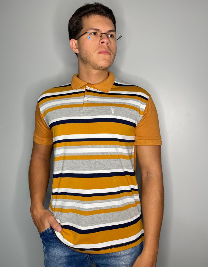 camisa gola careca
