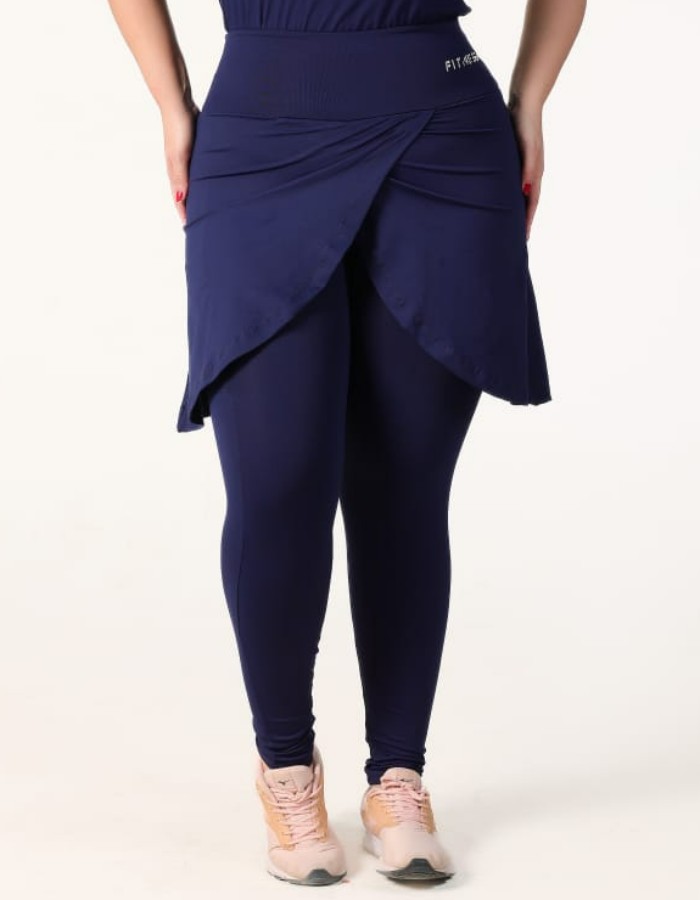 CALÇA SAIA BORBOLETA PLUS EM POLIAMIDA