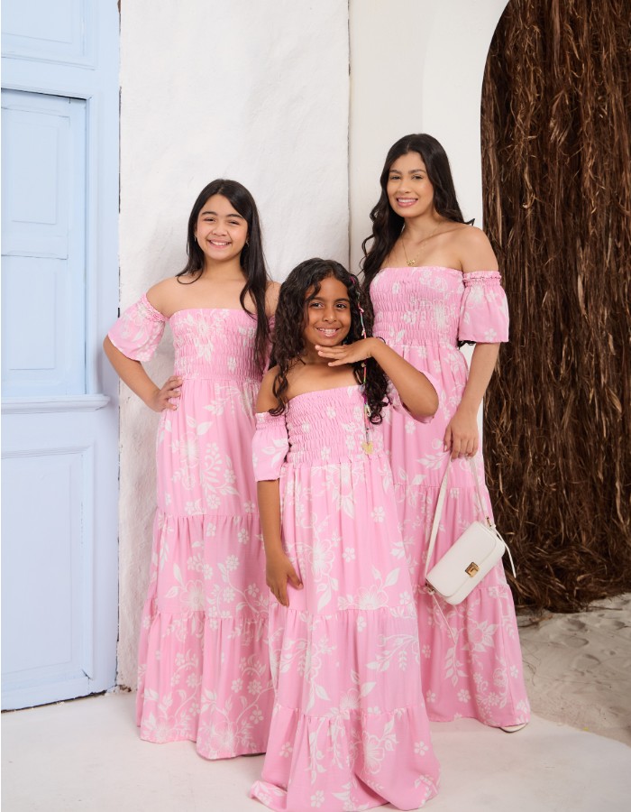 VESTIDO CIGANINHA LASTEX LONGO