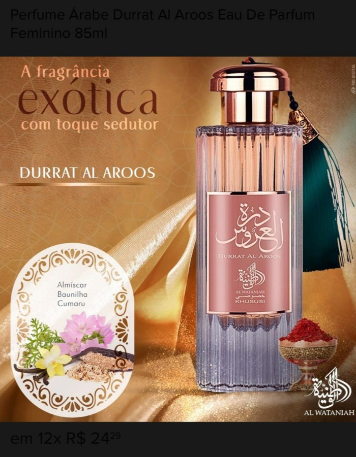 Produto durrat-al-aroos 0
