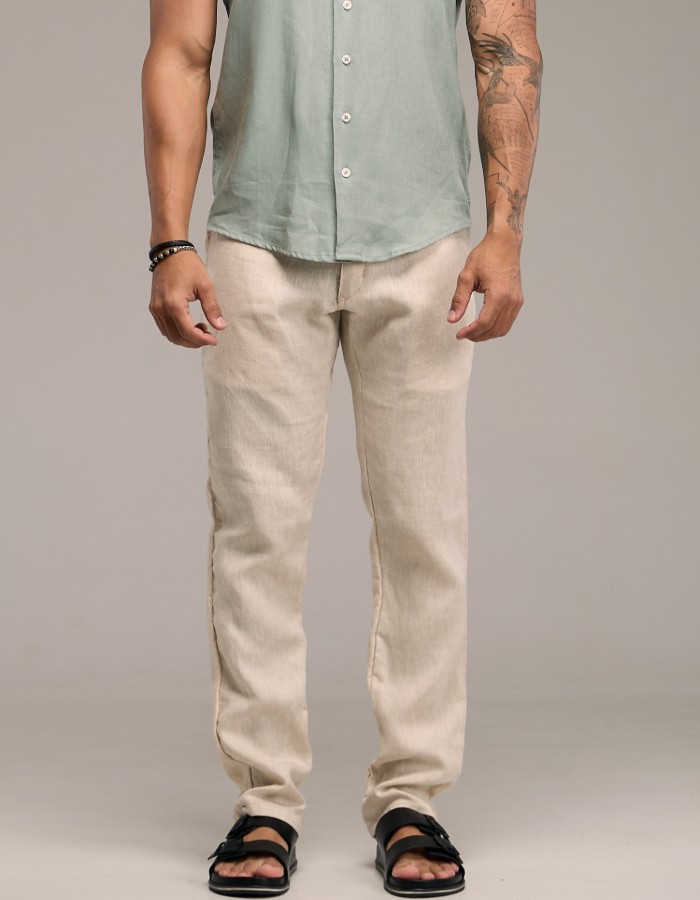 CALÇA PURO LINHO 