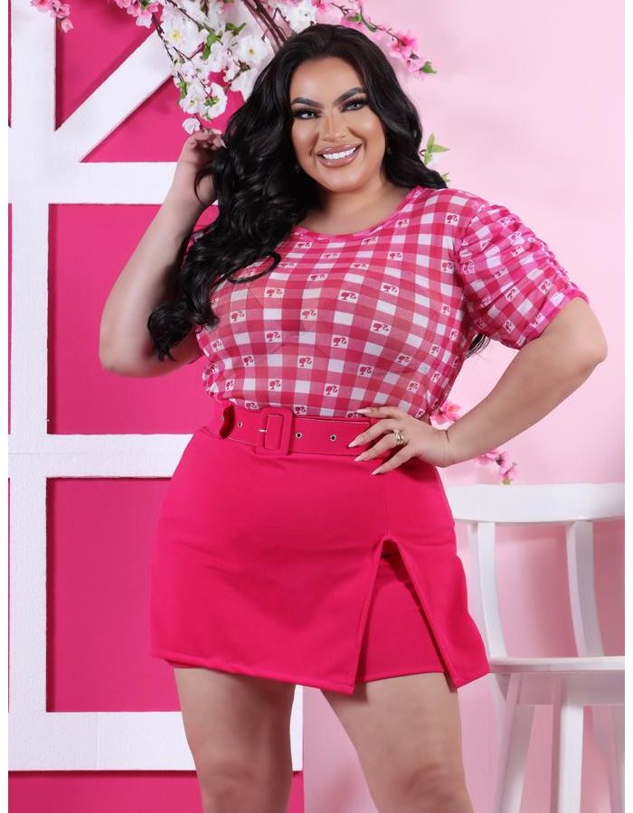 Blusa de tule manga princesa básica (BARBIE) 