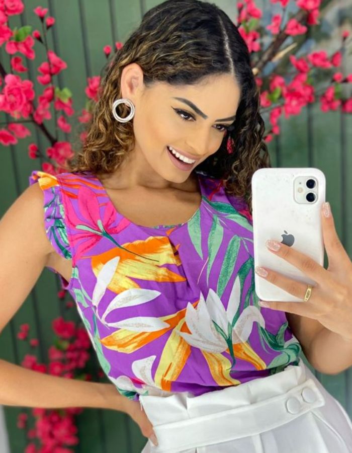 REGATA BABADO ESTAMPADA