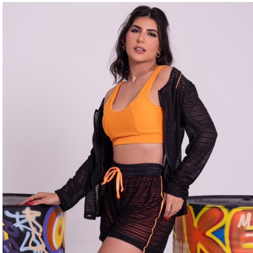 CONJ SHORT RUBIA 2 PEÇAS