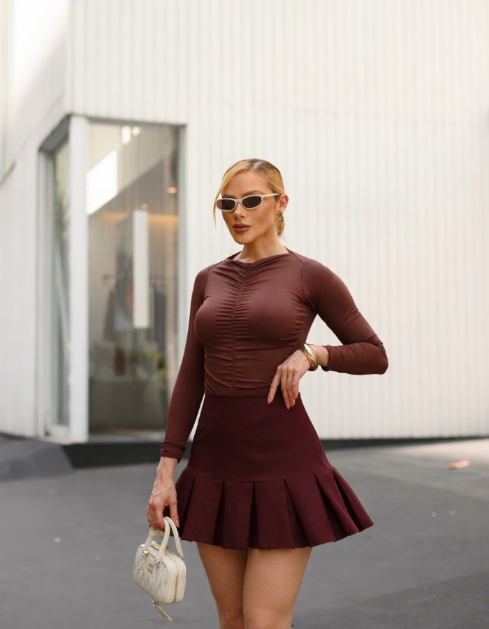 BODY MANGA LONGA FRANZIDO