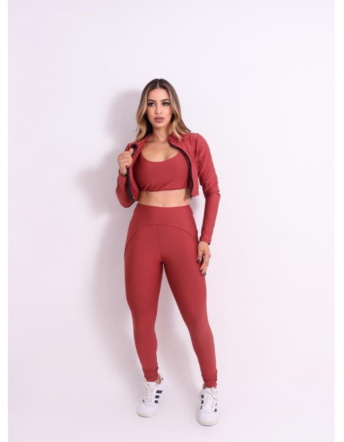 CONJUNTO CALÇA LEGGING E TOP