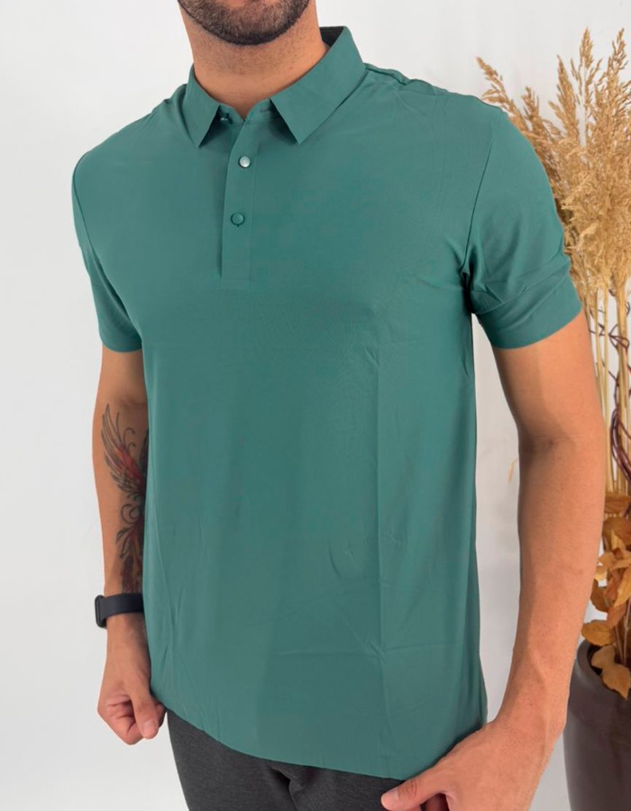 CAMISA GOLA POLO TECH P AO XG - BOTÃO