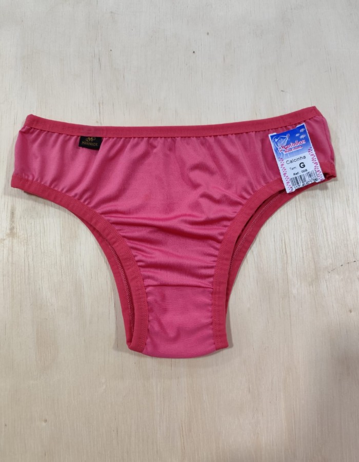 CALCINHA BÁSICA LISA MICROFIBRA TAG LATERAL