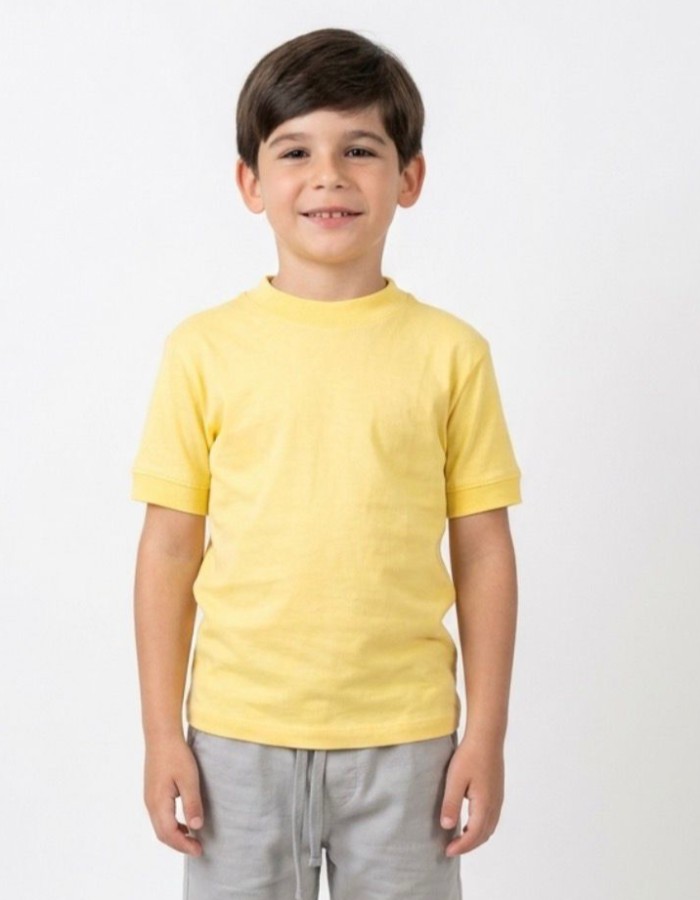 CAMISA TRABALHADA GREGA NA GOLA E PUNHO 4 AO 8