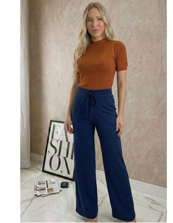 Calça Pantalona Moletinho Importada