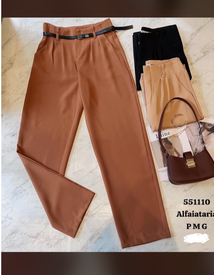 Calça pantalona alfaiataria 